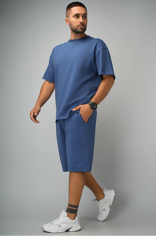 Мужской костюм оверсайз из футера двухнитки Happyfox