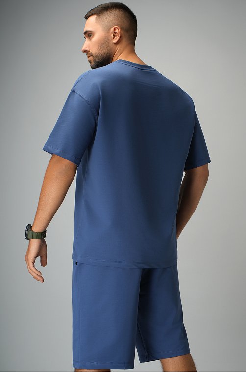 Мужской костюм оверсайз из футера двухнитки Happyfox