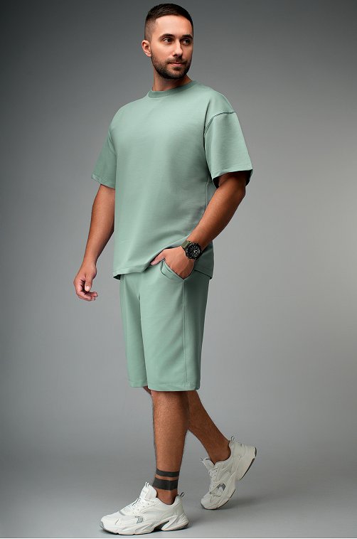 Мужской костюм оверсайз из футера двухнитки Happyfox