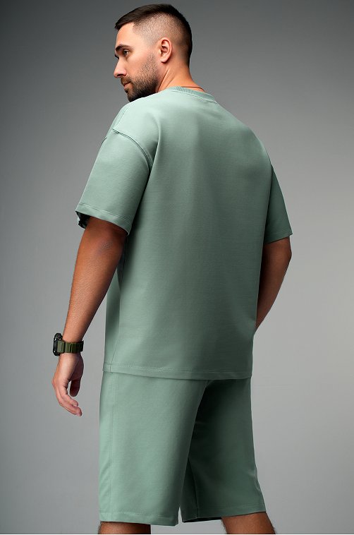 Мужской костюм оверсайз из футера двухнитки Happyfox