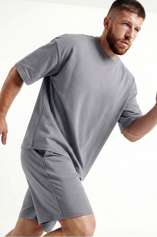 Мужской костюм из футера с шортами Happyfox