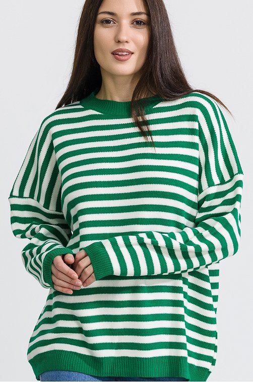 Зеленый джемпер (34 фото): с чем носить