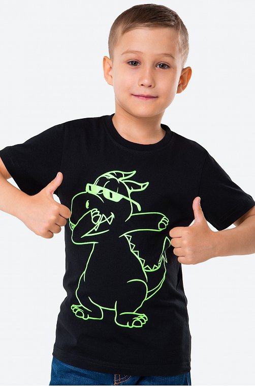 Детская хлопковая футболка Happyfox