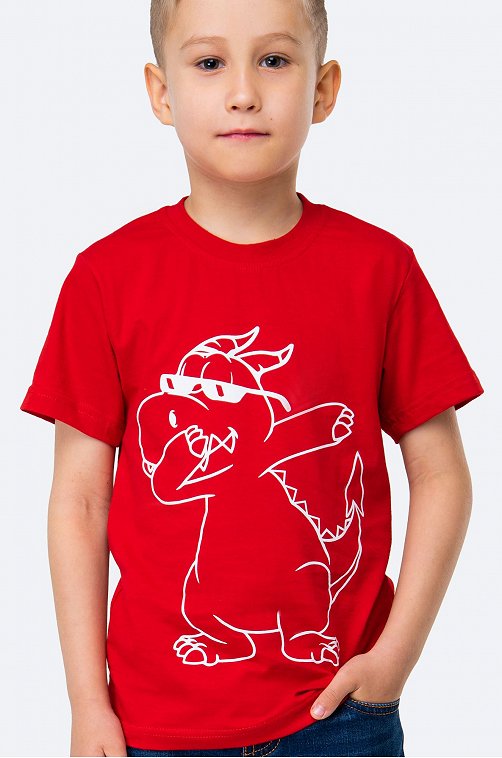 Детская хлопковая футболка Happyfox