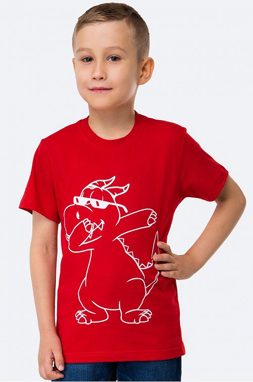 Детская хлопковая футболка Happyfox