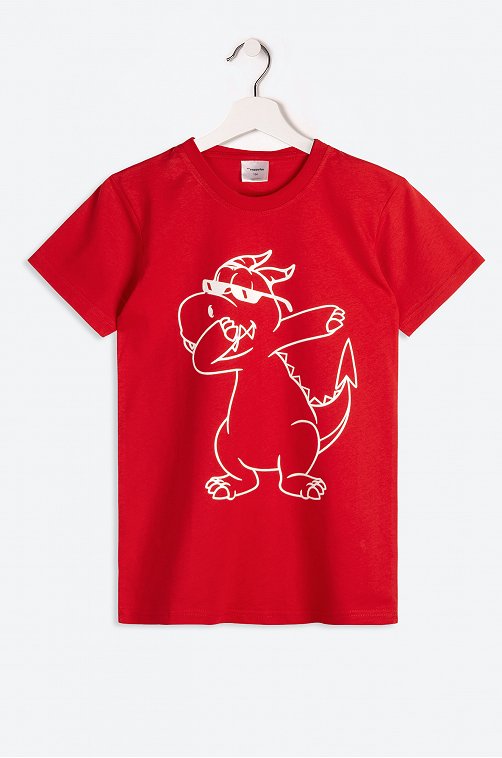 Детская хлопковая футболка Happyfox