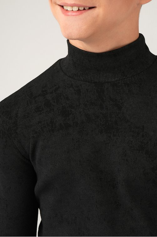 Детская базовая водолазка в рубчик Happyfox