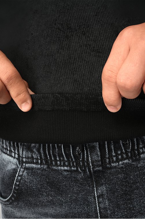 Детская базовая водолазка в рубчик Happyfox