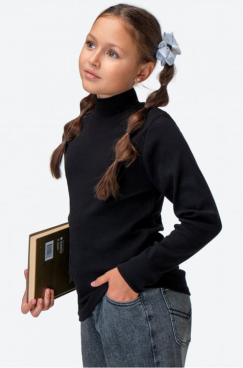 Детская базовая водолазка в рубчик Happyfox