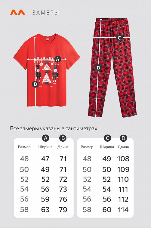 Мужская новогодняя пижама Happyfox