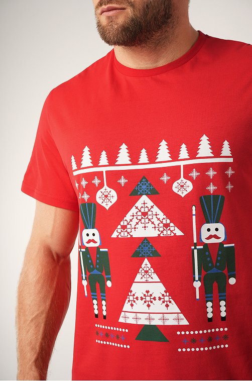 Мужская новогодняя пижама Happyfox