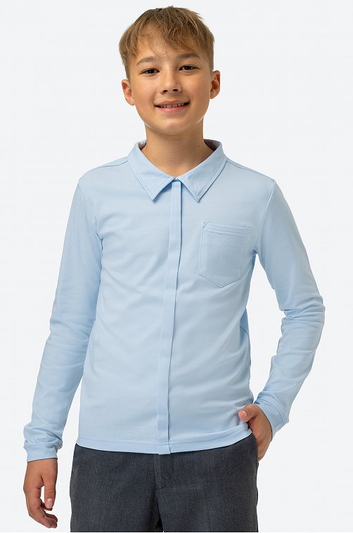 Трикотажная рубашка  для мальчика Happy Fox