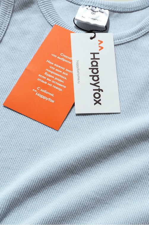 Майка-топ в рубчик для девочки Happyfox