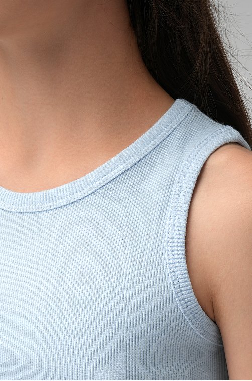 Майка-топ в рубчик для девочки Happyfox