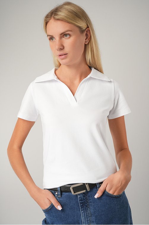 Женская футболка - поло Happyfox