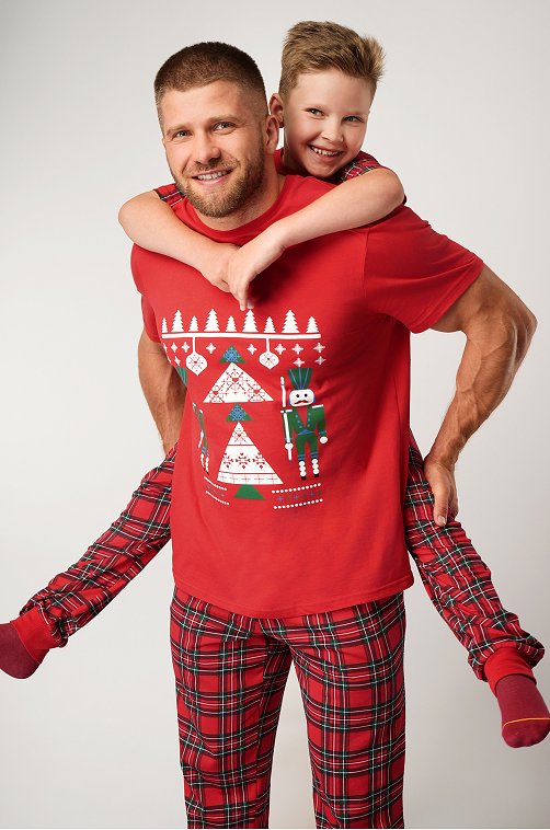 Новогодняя пижама для мальчика Happyfox