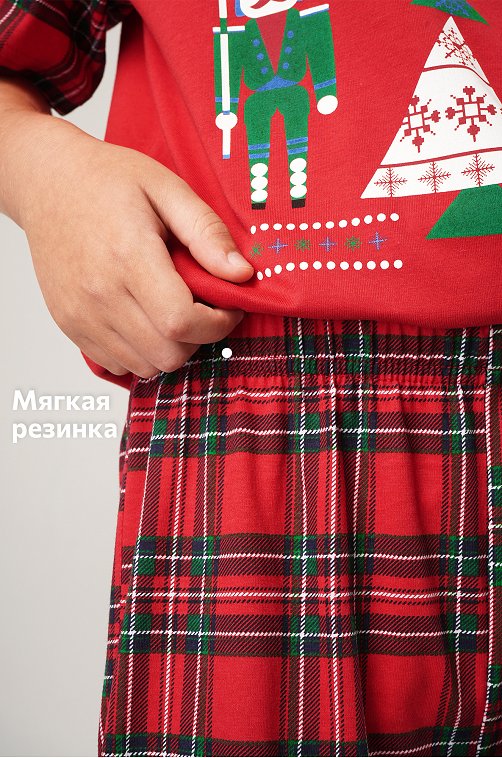 Новогодняя пижама для мальчика Happyfox