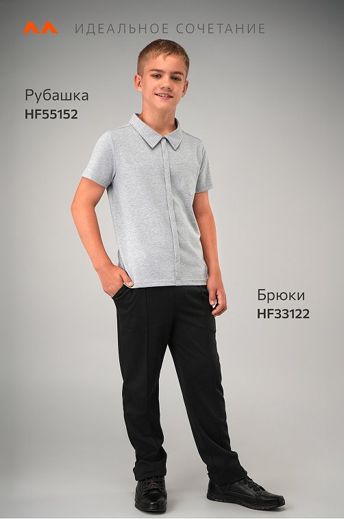 Рубашка-поло с коротким рукавом для мальчика Happyfox