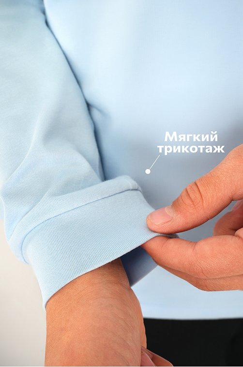 Рубашка-поло с длинным рукавом для мальчика Happyfox