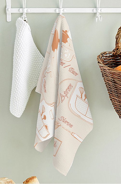 Полотенце вафельное Happy Fox Home