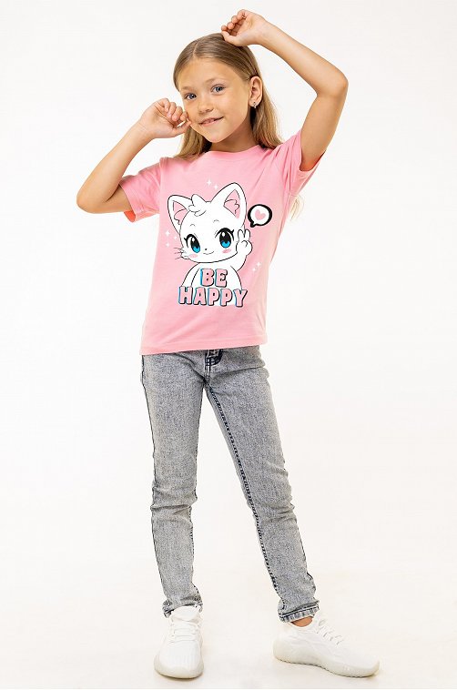 Набор футболок для девочки 3 шт Happyfox