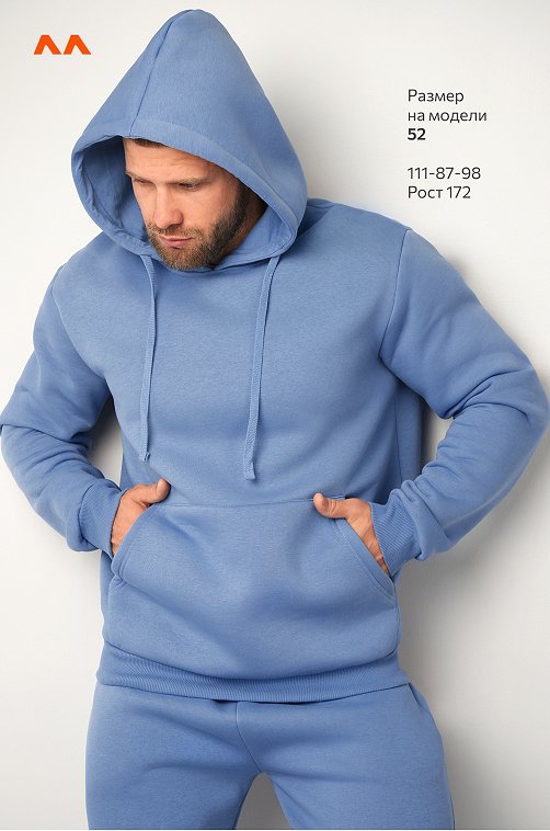 Теплый мужской костюм из футера с начесом Happyfox