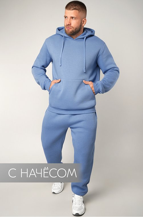 Теплый мужской костюм из футера с начесом Happyfox