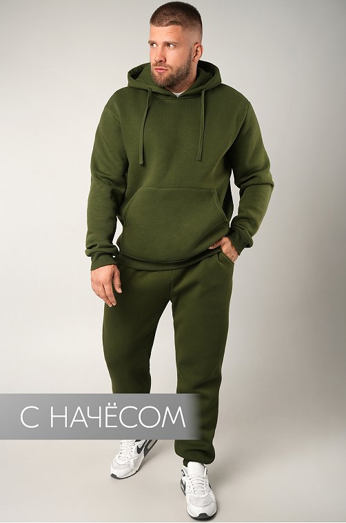 Теплый мужской костюм из футера с начесом Happyfox