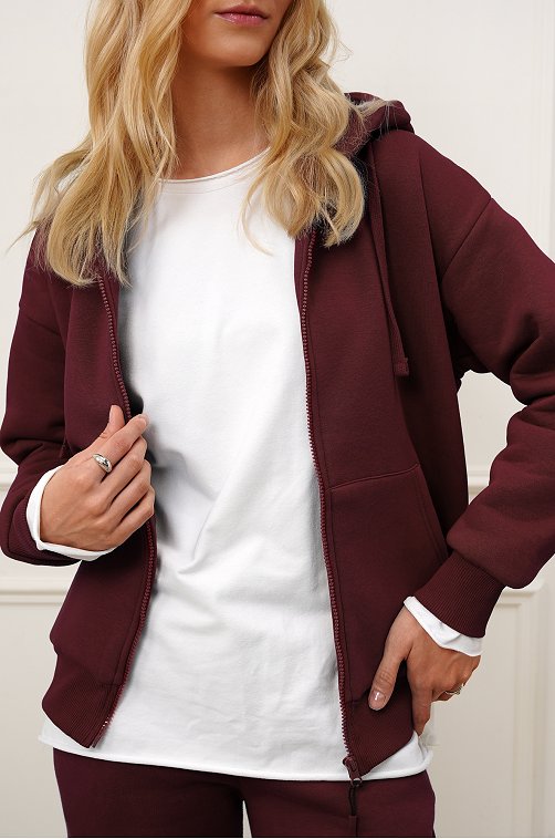 Женский костюм из футера с начесом Happyfox