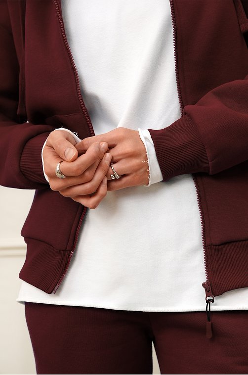 Женский костюм из футера с начесом Happyfox