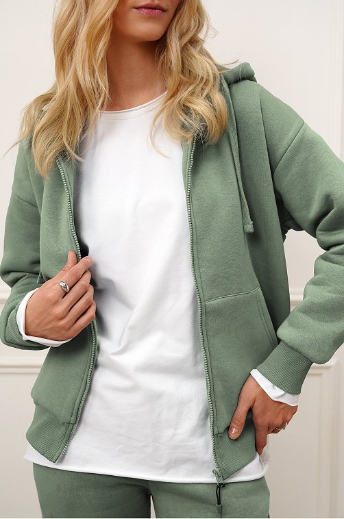 Женский костюм из футера с начесом Happyfox