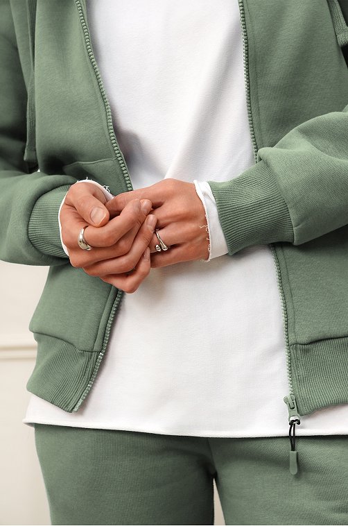 Женский костюм из футера с начесом Happyfox