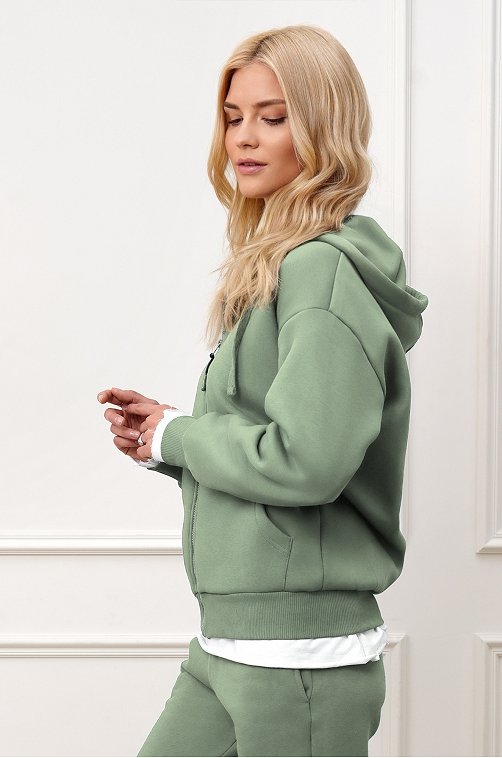 Женский костюм из футера с начесом Happyfox