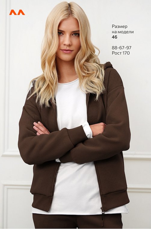 Женский костюм из футера с начесом Happyfox