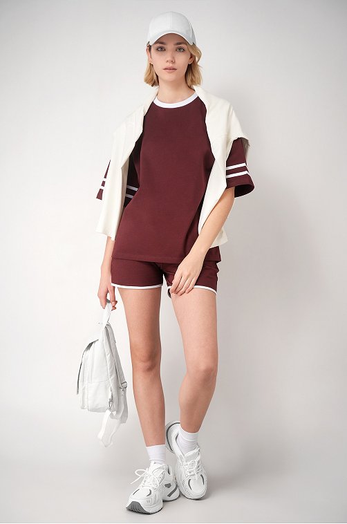 Женский костюм оверсайз из хлопка Happyfox