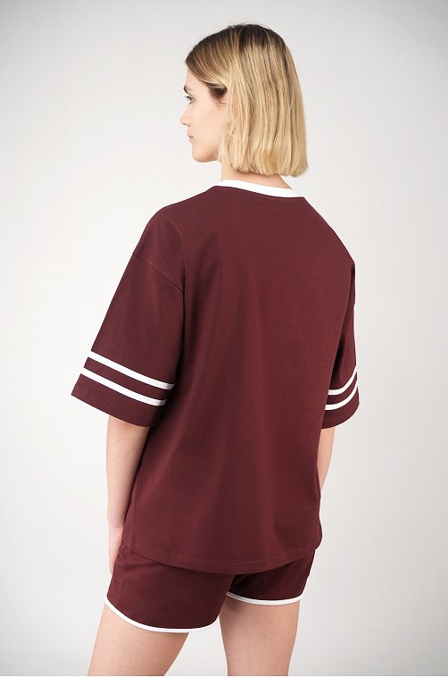 Женский костюм оверсайз из хлопка Happyfox