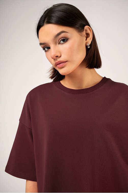 Женский костюм оверсайз из футера двухнитки Happyfox