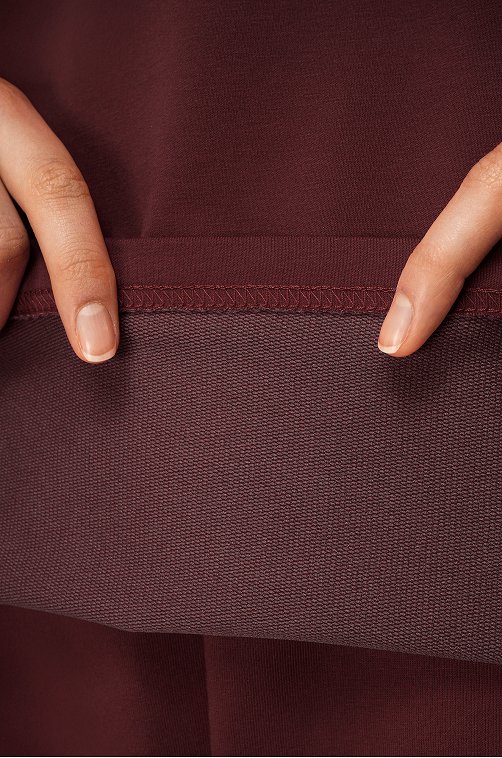 Женский костюм оверсайз из футера двухнитки Happyfox