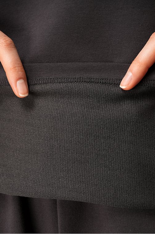 Женский костюм оверсайз из футера двухнитки Happyfox