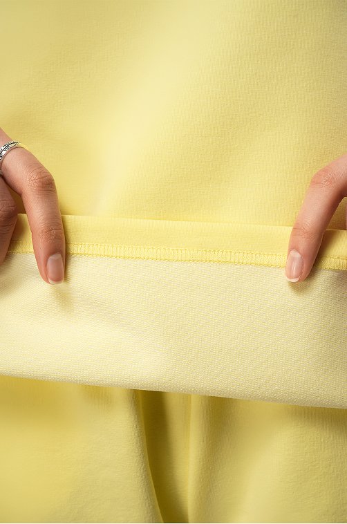 Женский костюм оверсайз из футера двухнитки Happyfox