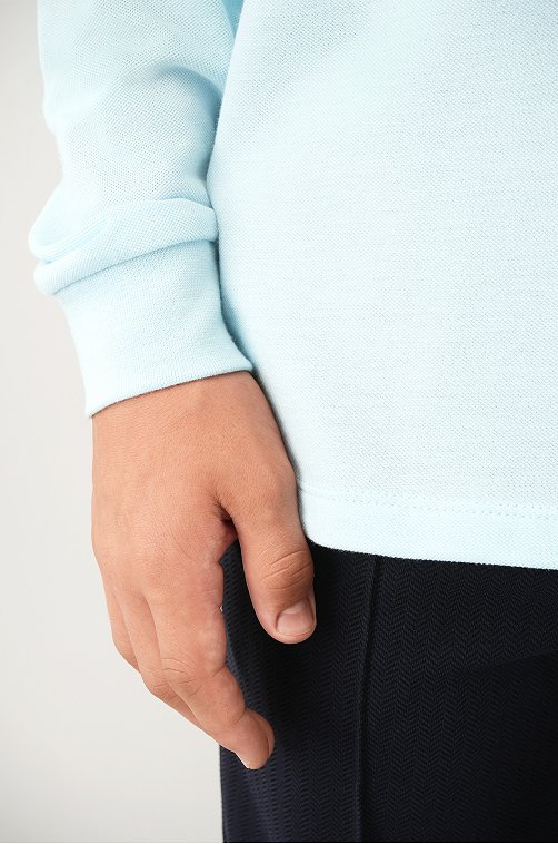 Рубашка-поло с длинным рукавом для мальчика Happyfox