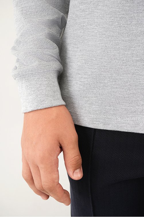 Рубашка-поло с длинным рукавом для мальчика Happyfox