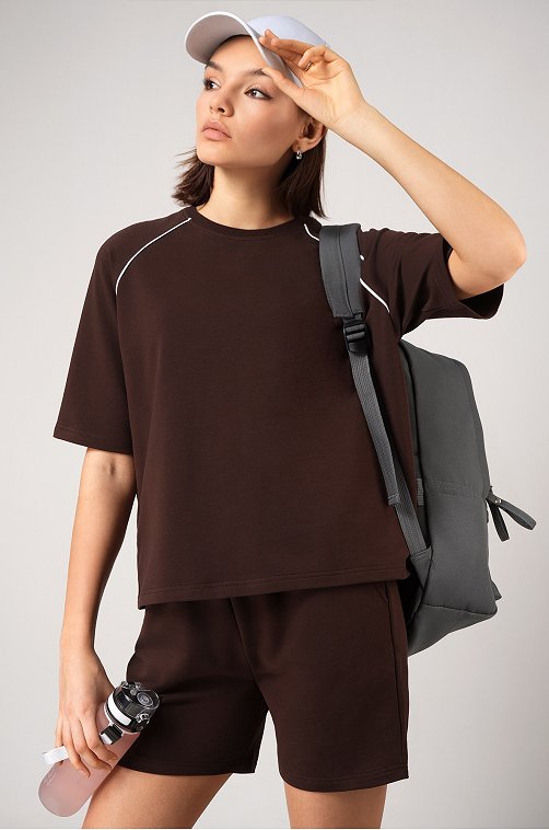 Женский костюм из футера двухнитки Happyfox