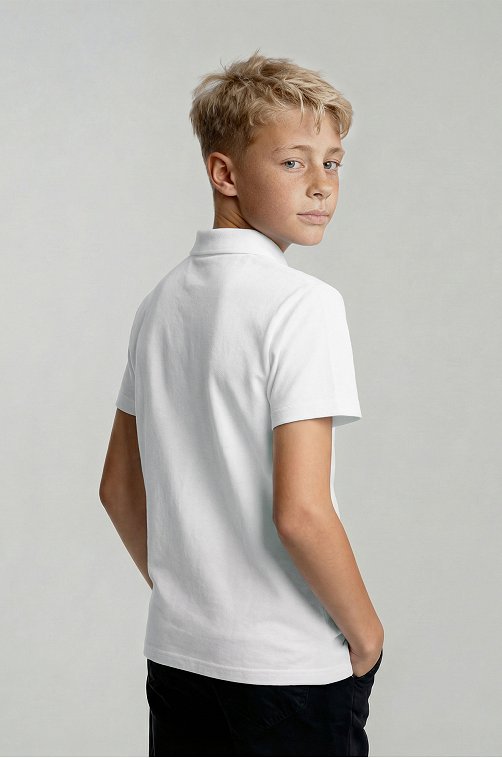 Футболка-поло с коротким рукавом для мальчика Happyfox