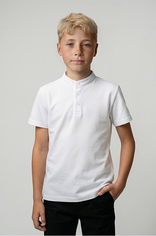 Футболка-поло с коротким рукавом для мальчика Happyfox
