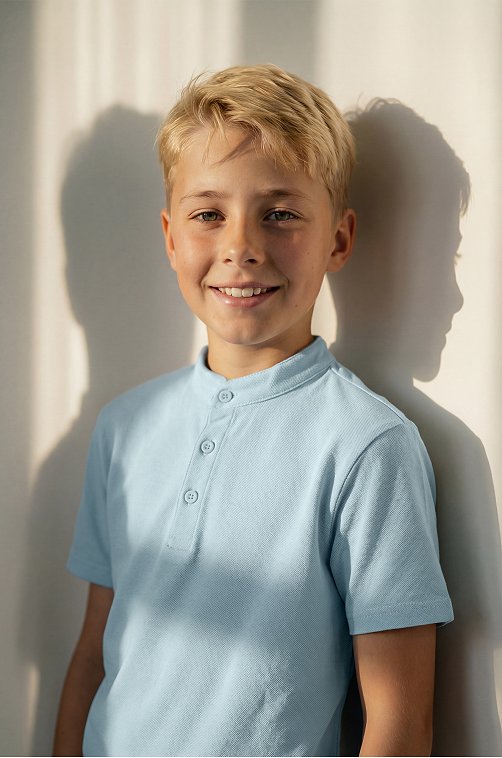 Футболка-поло с коротким рукавом для мальчика Happyfox