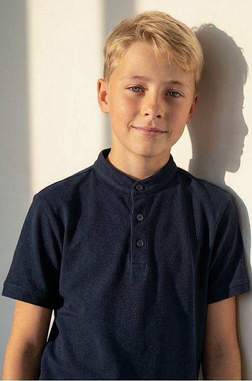 Футболка-поло с коротким рукавом для мальчика Happyfox