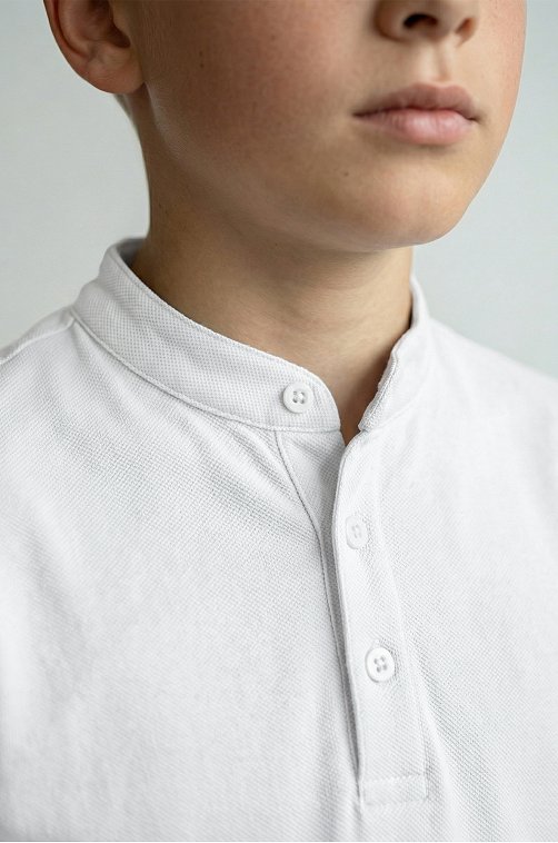 Рубашка-поло с длинным рукавом для мальчика Happyfox