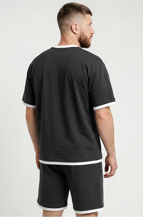 Мужской костюм из футера двухнитки Happyfox