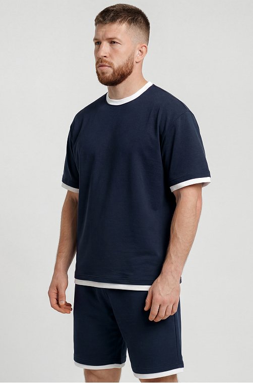 Мужской костюм из футера двухнитки Happyfox